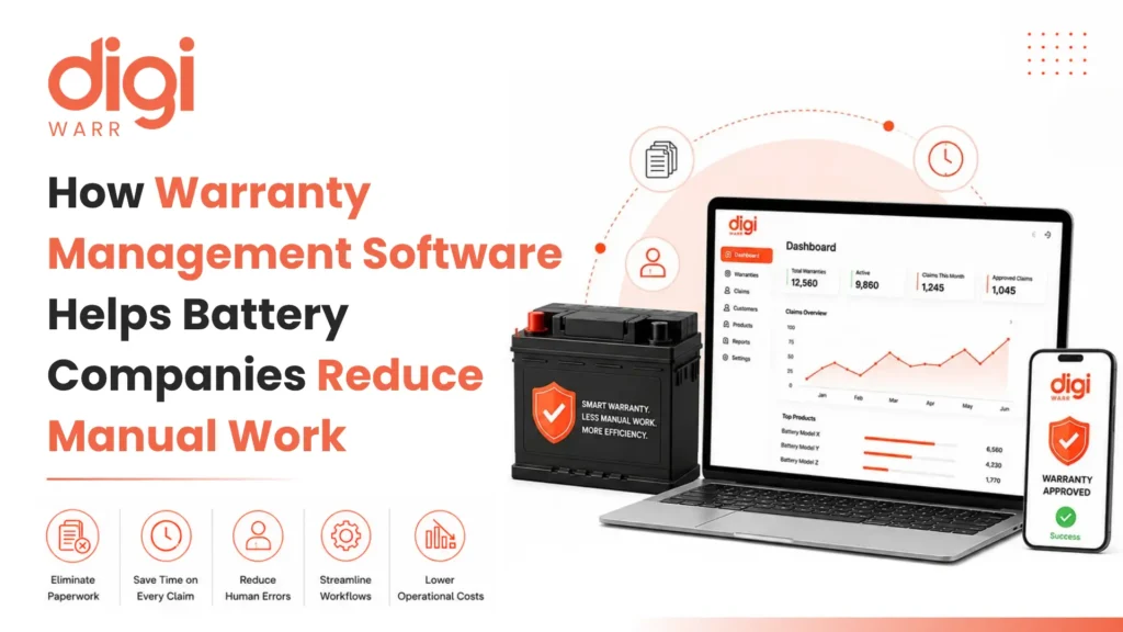 How Warranty Management Software Helps Battery Companies Reduce Manual Work